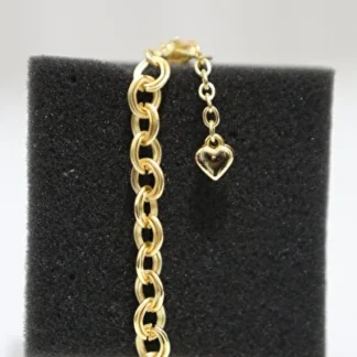 LUXON COLLECTION GOLD KALP UÇ FİGÜRLÜ ÇELİK GOLD BİLEKLİK